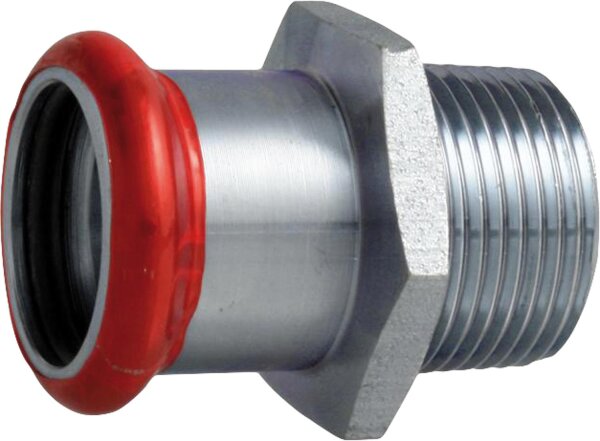 C-Stahl Pressfitting M-Kontur Übergangsst.(i/AG) 18 x 1/2"