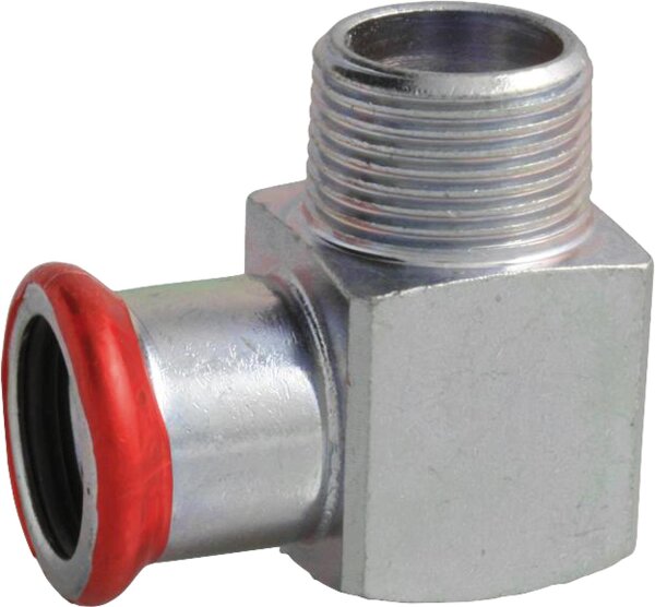 C-Stahl Pressfitting M-Kontur Überg.Winkel (i/AG) 15 x 3/8"