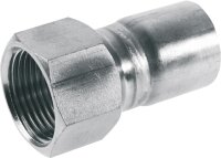 C-Stahl Pressfitting Absatzmuffe (a/IG) 22x1/2"