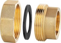 Verschraubungsset 11/4" Messing vernickelt...