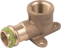 Rotguss-Pressfitting V-Kontur Deckenwinkel mit...