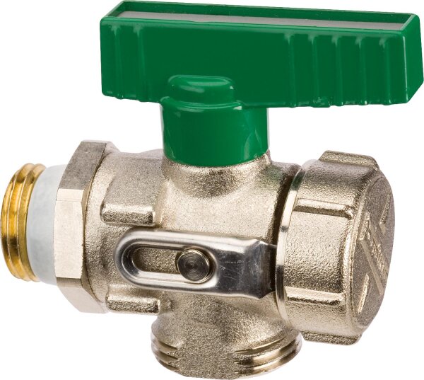 KFE-Kugelhahn PN 16 für Trinkwasser Eck vernickelt