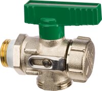 KFE-Kugelhahn PN 16 für Trinkwasser Eck vernickelt