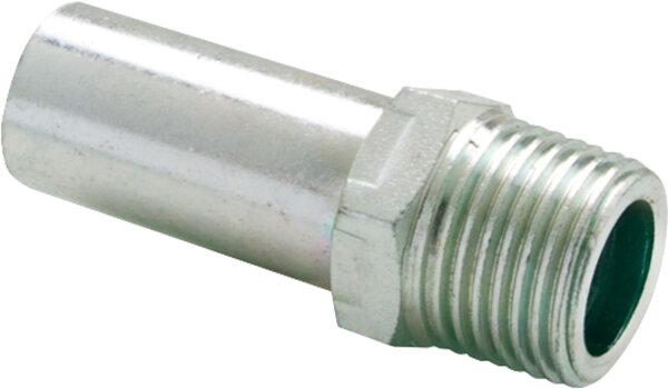 C-Stahl Pressfitting Absatznippel mit Aussengewinde 22-R3/4
