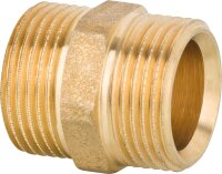 Anschlussstück 3/4 AG x 3/4 AG Messing blank