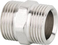 Anschlussstück 1/2 AG x 1/2 AG vernickelt