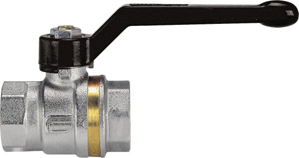 Messingkugelhahn IG/IG 1/2" mit Alu-Handhebel
