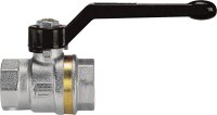 Messingkugelhahn IG/IG 1/2" mit Alu-Handhebel
