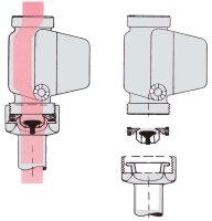Schwerkraftbremsen TopInset Typ 73 DN20 (3/4")