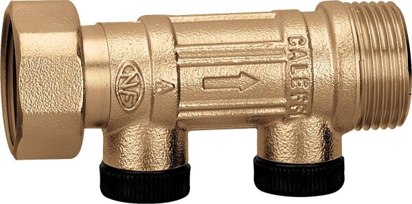 Rückflussverhinderer 1" kontrollierbar, Messing-Gehäuse, Überwurfmutter-AG Anschlüsse