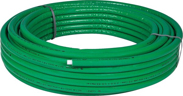 Metallverbundrohr in Rollen 26x3mm, grün 6mm, VPE = 50m