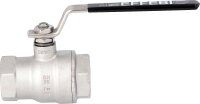 Edelstahlkugelhahn 1/4`` IG/IG mit Stahl-Handhebel