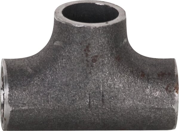 Schweiss-T-Stück reduziert DIN 2615 - P235GH-TC1 - St.35.8 60,3x2,9-42,4x2,6-60,3x2,9 mm