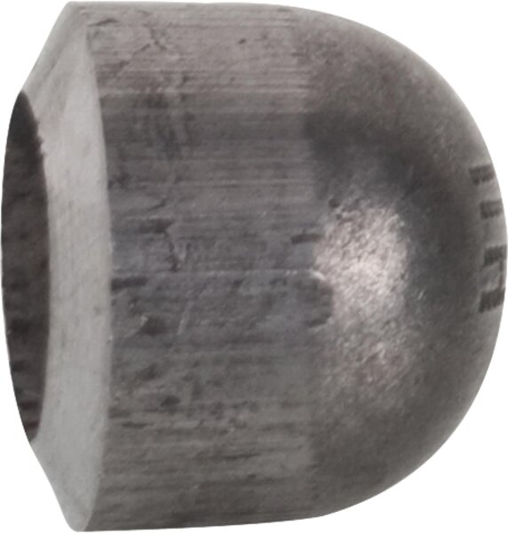 Klöpperboden DIN 28011, P 265 GH kaltverformt, V-Kante außen 42,4 x 3,0 mm