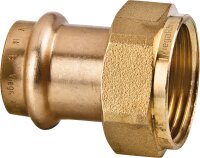 Viega Sanpress-Verschraubung mit V-Kontur  22x1`` aus...