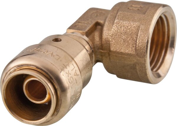 Steckverbindersystem Pronto Fit Übergangswinkel mit IG 90° 20x2mm - 1/2"