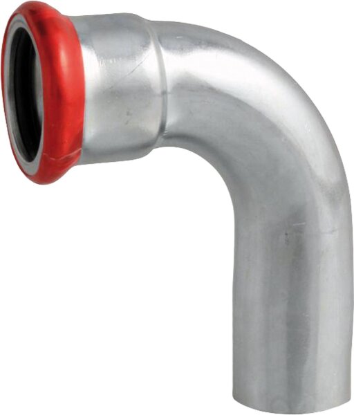 C-Stahl Pressfitting M-Kontur Einsteckbogen 90°, i/a, DN 88,9