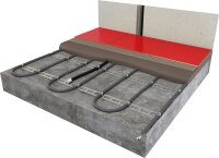 Fußbodenheizung-Kabel für Beton und Estrich,MHC17 XLPE 1250W/73,5m./230V