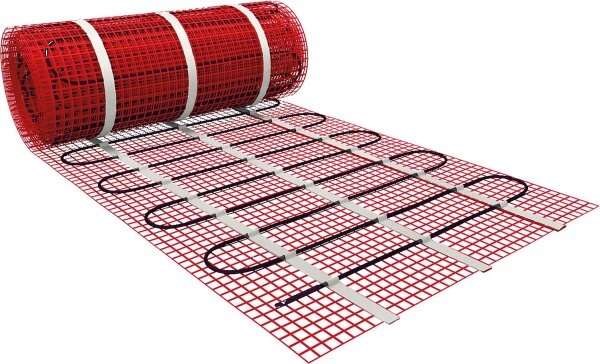 Dünnbett Heizmatte z.Einbau in Fliesenkleber,14,0x0,5m= 7,0m², 1050W