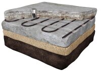 Eis/Schneeschmelz-Heizmatte für Freiflächen in...