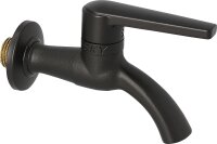 Auslaufkugelhahn Sky DN15 (1/2"), PN100, Frostsicher, Griff silber