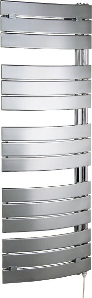 Design Heizkörper Typ Pieve, elektrisch, chrom, LxH:550x1380mm
