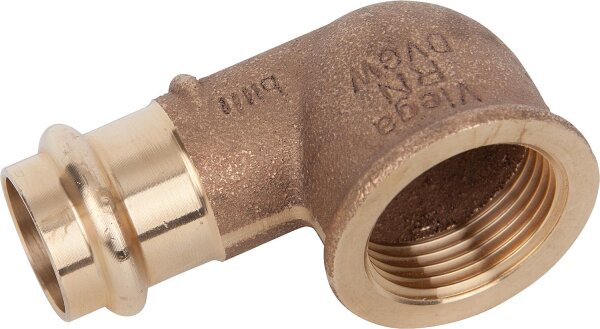 Sanpress Übergangswinkel 90° Modell 2214.2 mit V-Contur d28x3/4