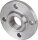 Gewindeflansch mit Ansatz, schwarz, DIN2565, PN6, DN40 (11/2")