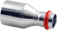 C-Stahl Pressfitting V-Kontur Reduziertsück 54 x 22 mm