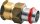 C-Stahl Pressfitting V-Kontur Durchgangsverschraubung mit IG flachdicht. 18 mm x DN 15 (1/2")
