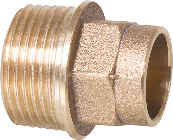 Rotgußlötfitting 4243g Übergangsnippel mit AG, 16mm x 3/4"