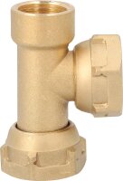 Messing T-Stück mit ÜWM 1/2"IG x...