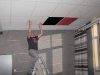 Infrarot-Heizung 400 Watt, Stahl pulver beschichtet...