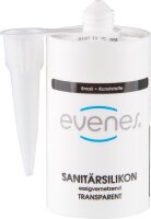 Sanitärsilikon EVENES transparent 80ml Kartusche
