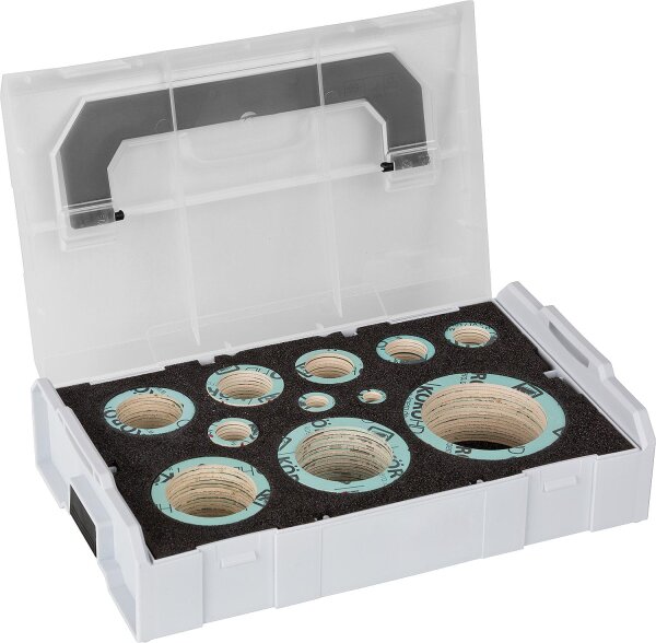 Dichtungskoffer Gas- und Wasserinstallation HD 198-teilig, HTB-beständig