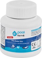 PVC-Kleber blau FERMIT 125ml Dose mit Pinsel