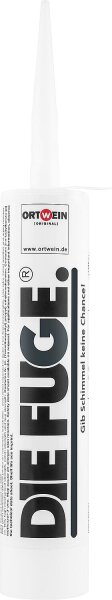 Dichtstoff ORTWEIN Die Fuge - anthrazit (RAL 7016) schimmelfrei auf SMP Basis, 300g Kartusche