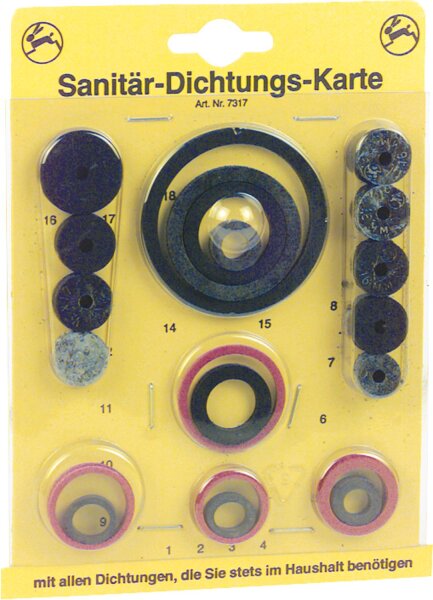 Sanitär-Dichtungskarte