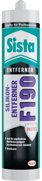 Silikonentferner SISTA F190 transparent 300ml Kartusche