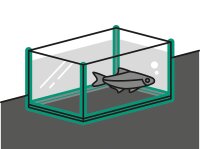 Aquarium 410 transparent schnellhärtender...