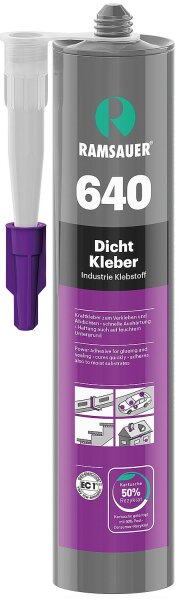 Hybrid-Klebstoff RAMSAUER Dicht Kleber 640 [weiß] 310ml Kartusche