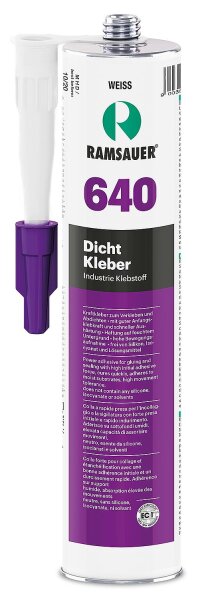 Hybrid-Klebstoff RAMSAUER Dicht Kleber 640 [grau] 310ml Kartusche