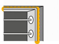 2K-Schnellmontageschaum (PU) RAMSAUER 840 2K-Fix (Baustoffklasse E2 - Deutschland) 400ml Dose mit Adapter