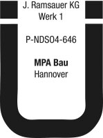 Brandschutzschaum 1K (PU) RAMSAUER 806 (Deutschland), 750ml Dose mit Kombiventil