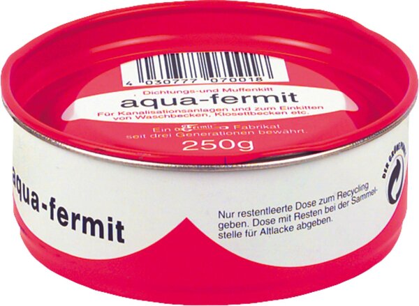 Dichtungs- & Muffenkitt Aqua-FERMIT [rot] 250g Dose