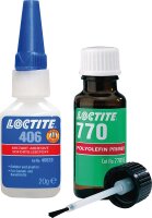 Klebeset für Polyolefine LOCTITE 406 / SF 770, 20g+10g