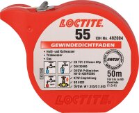 Gewindedichtfaden (DVGW/ÖVGW) LOCTITE 55, 50m