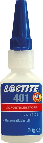 Universeller Sofortklebstoff (NSF) LOCTITE 401, 20g Dosierflasche