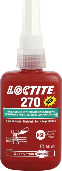Schraubensicherung hochfest (NSF) LOCTITE 270, 50ml Dosierflasche