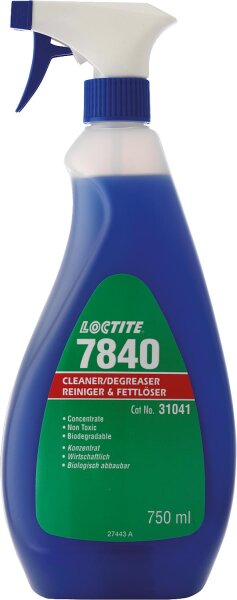 Reiniger & Fettlöser LOCTITE SF 7840, 750ml Handzerstäuber